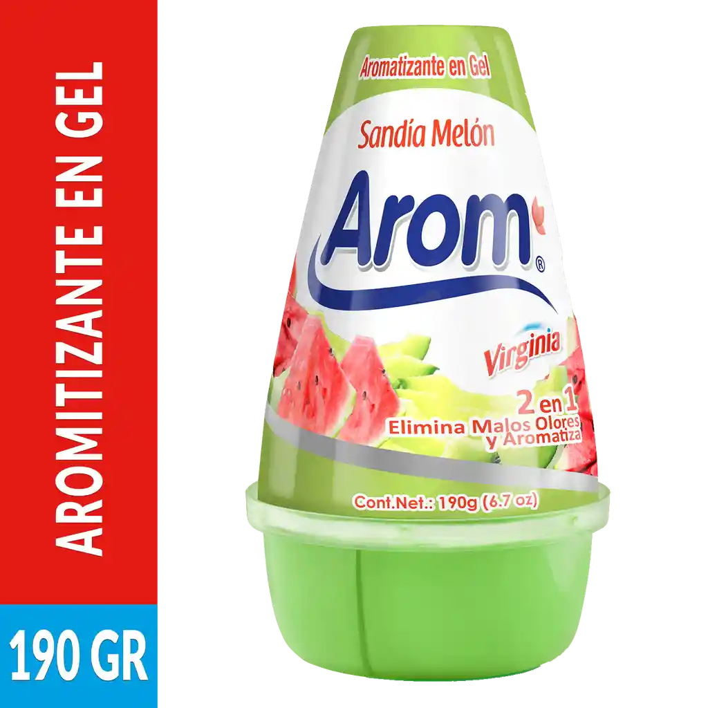 Arom Desodorante Ambiental En Gel Sandía Melón