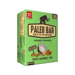 Paleo Bar Barra Cereal Almendras&Coco