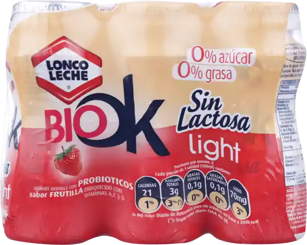 Bio Ok Bebida Láctea Light