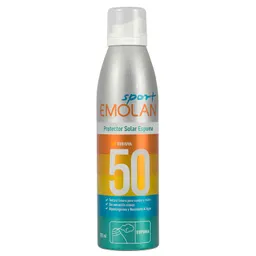 Emolan Bloqueador Solar Sport FPS 50 en Espuma