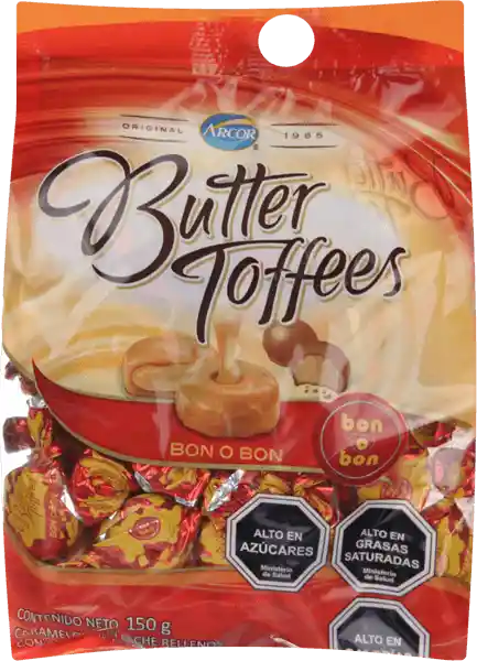 Bon O Bon Butter Toffees Caramelo