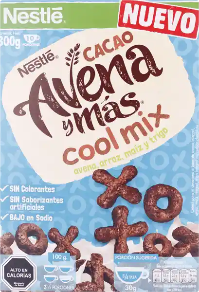 Avena Y Mas Cereal Nestle Cool Mix Cacao