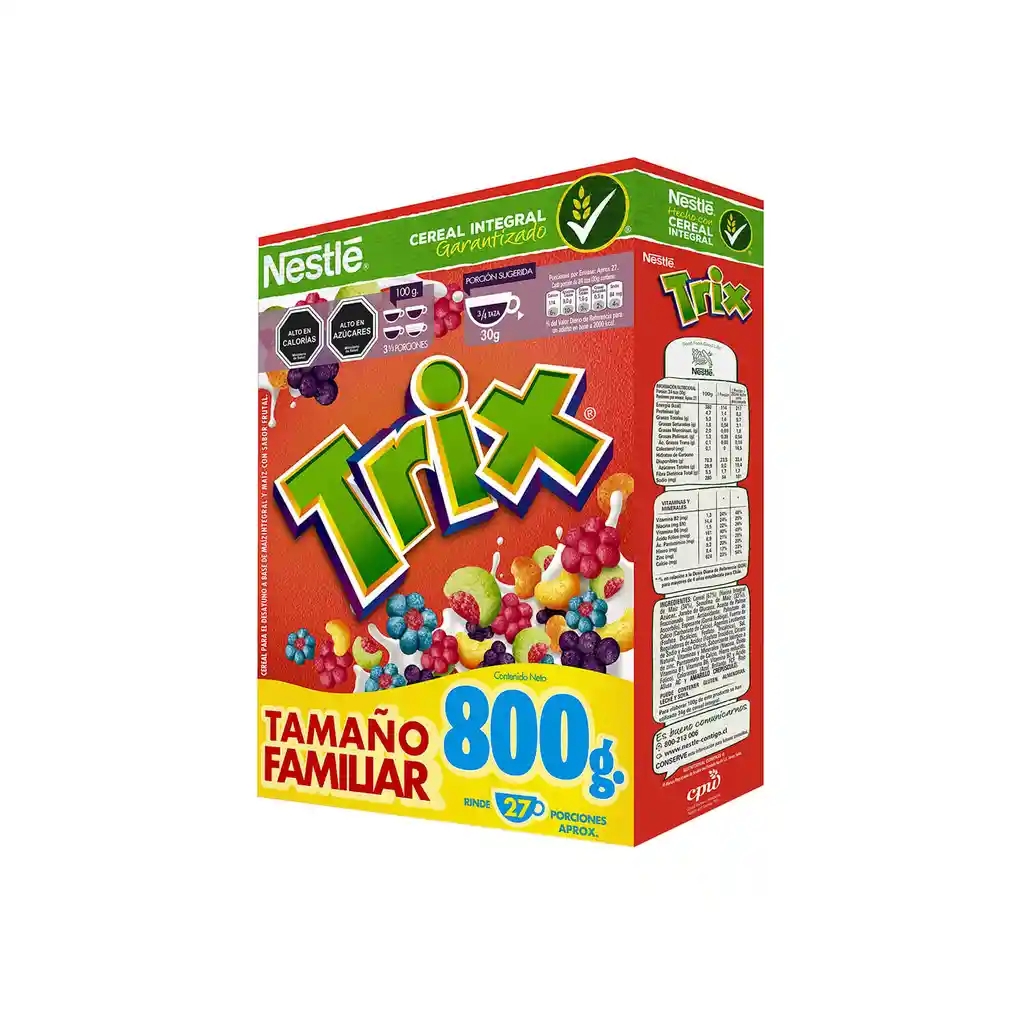 Trix Cereal Nestle Trig