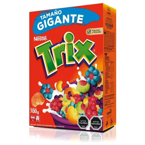 Trix Cereal a Base de Maíz Sabores Frutales