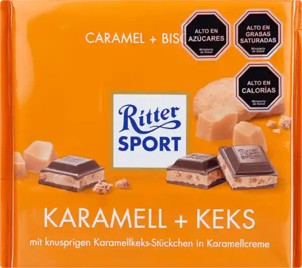 Ritter Sport Chocolate Caramelo Galleta