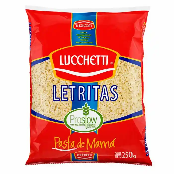 Lucchetti Fideo Sopa Letritas