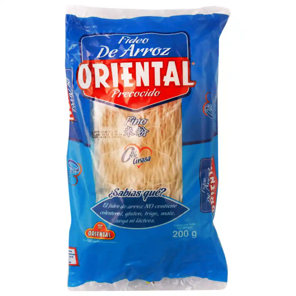 Oriental Fideos Arroz Fino Precocido