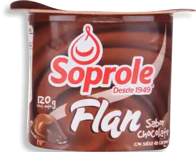 Soprole Flan Sabor Chocolate