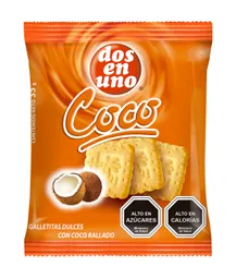 Dos En Uno Galletas Mini Coco