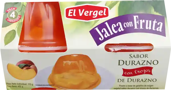 Otros Jalea C/Trozo El Vergel Pack