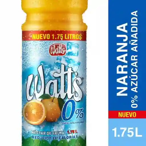Watts Néctar de Naranja sin Azúcar y Reducido en Calorías