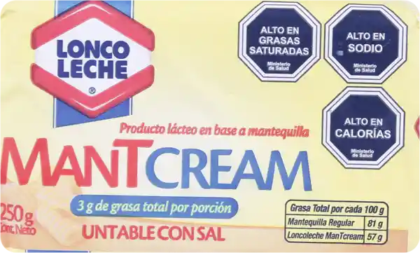 Loncoleche Mantequilla Untable Con Sal