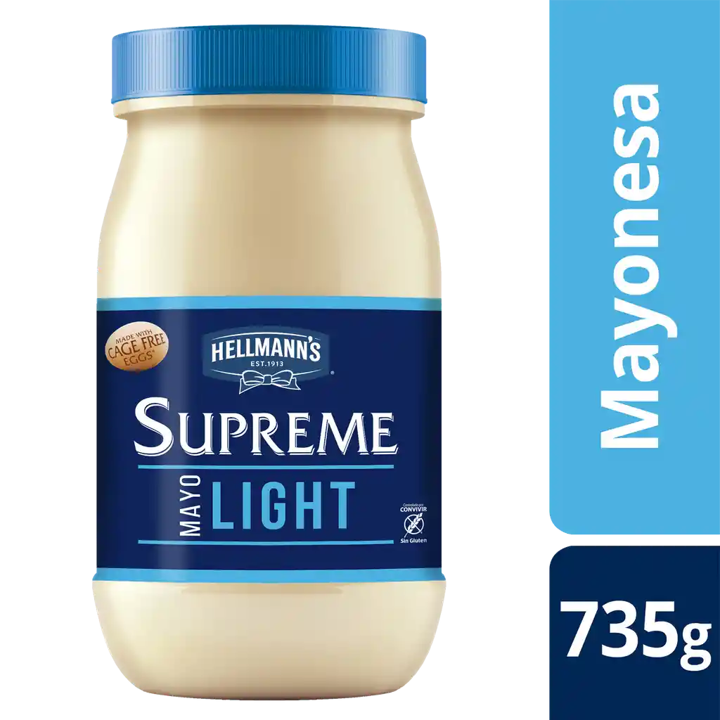 Supreme Hellmann S Mayonesa Clasica Light