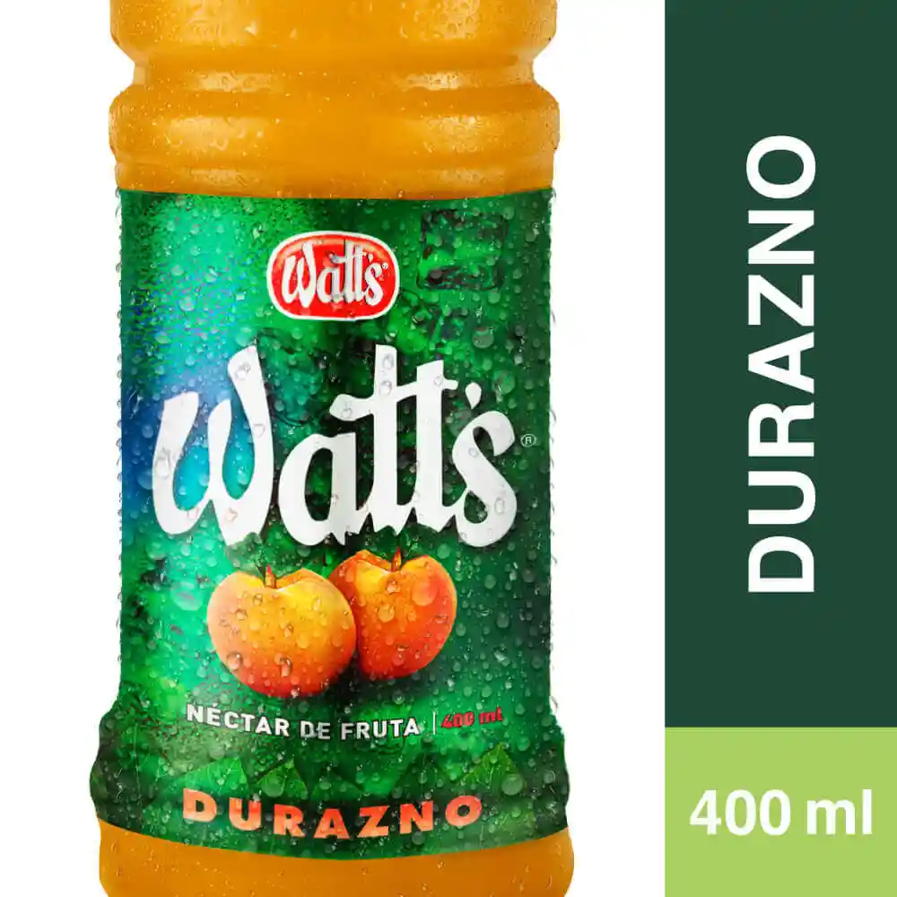 Watts Nectar Watt S Durazno Pet 400