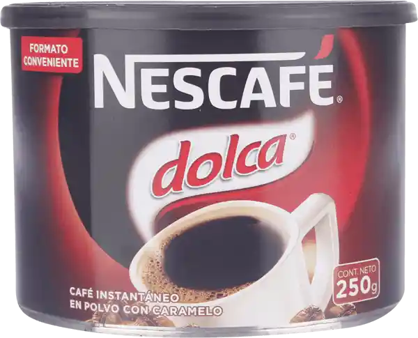 Nescafé Dolca Café en Polvo Instantáneo con Caramelo