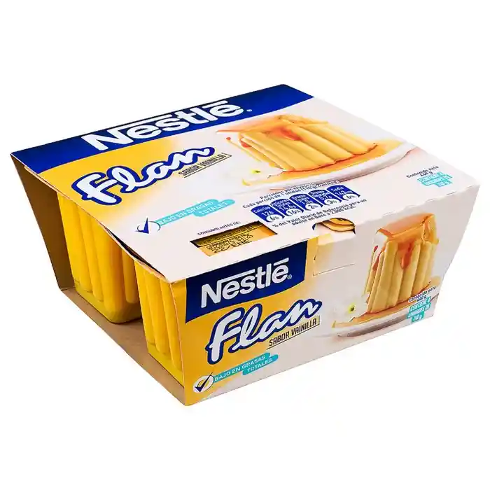 Nestlé Postres Pack Flan Vainilla 4X110Gr