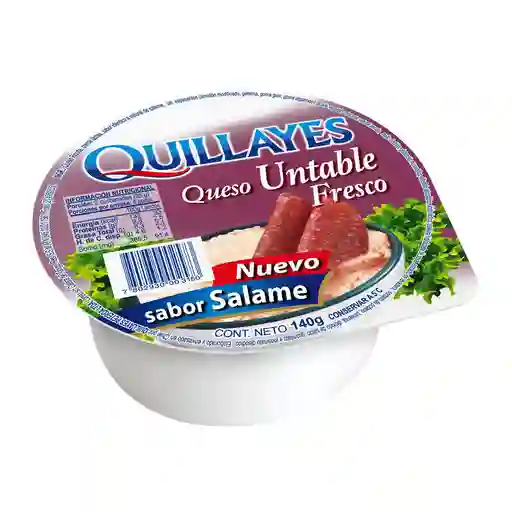 Queso Quillayes Untable Fresco Salame