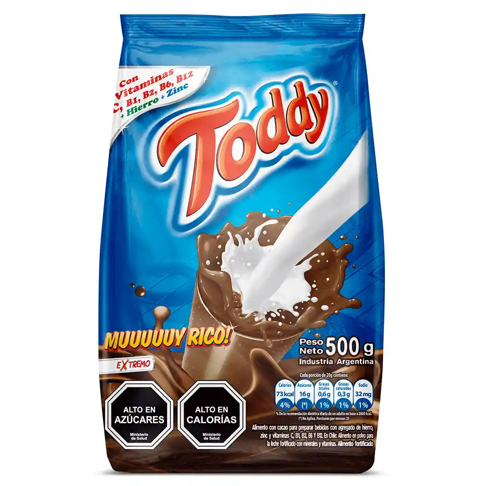 Toddy Bebida de Leche Achocolatada en Polvo