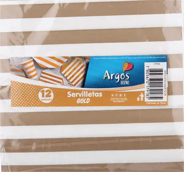 Argos Servilletas Gold 