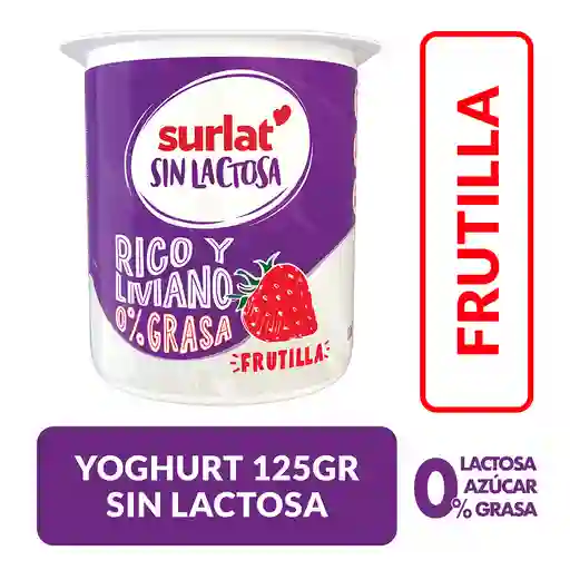 Surlat Yogurt de Frutilla sin Lactosa