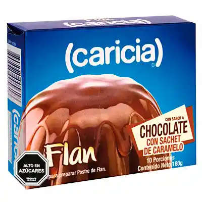 Caricia Flan Chocolate C/Caram.