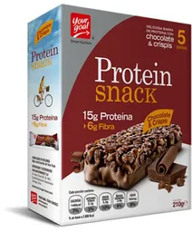 Protein Snack Barra de Proteína Sabor Chocolate y Crispis
