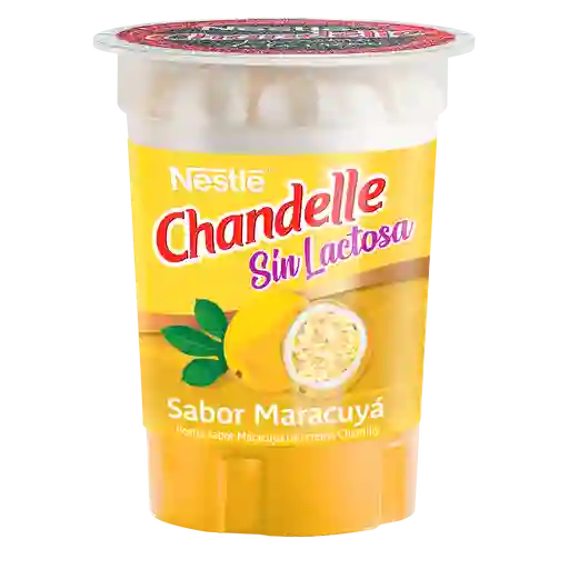 Chandelle Postre Sin Lactosa Sabor Maracuya