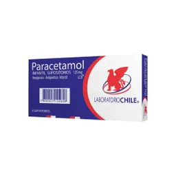 Laboratorio Chile Paracetamol Supositorio Infantil (125 mg)