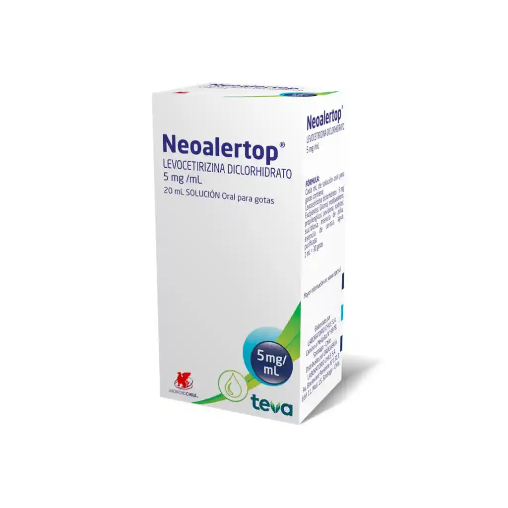 Laboratorio Chile Neo Alertop 5Mg Ml Gtas X