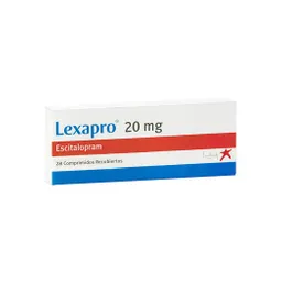 Lexapro Antidepresivos Comprimidos 20Mg.28