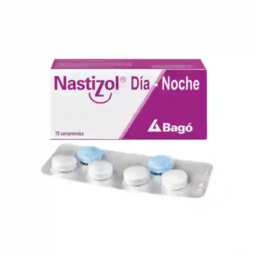 Nastizol Día-Noche (500 mg/60 mg/4 mg) 
