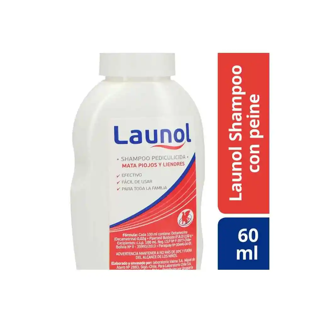 Launol Shampoo Con Peine