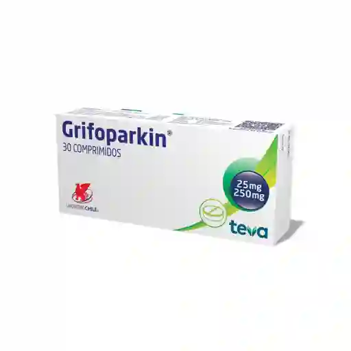 Grifoparkin Antiparkinsoniano (250 mg/25 mg) Comprimidos