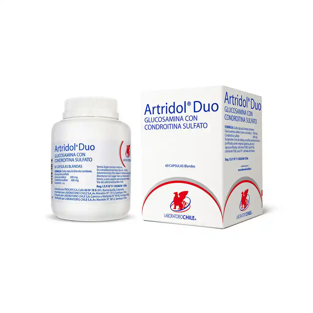 Laboratorio Chile Reumatismo Artridol Duo Cap 60