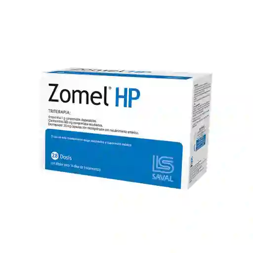 Zomel Hp Antiulcerosos Tritera.28D.Bl14