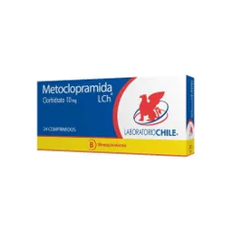 Laboratorio Chile Metoclopramida Antiemético (10 mg) Comprimidos