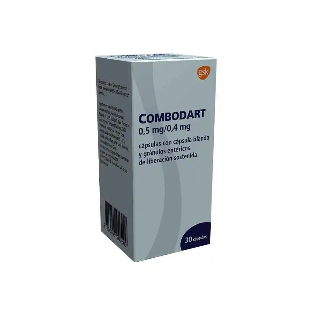 Combodart Cápsulas (0.5 mg/0.4mg)