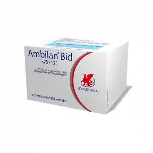 Ambilan Bid 875 mg/125 mg Comprimidos Dispersables