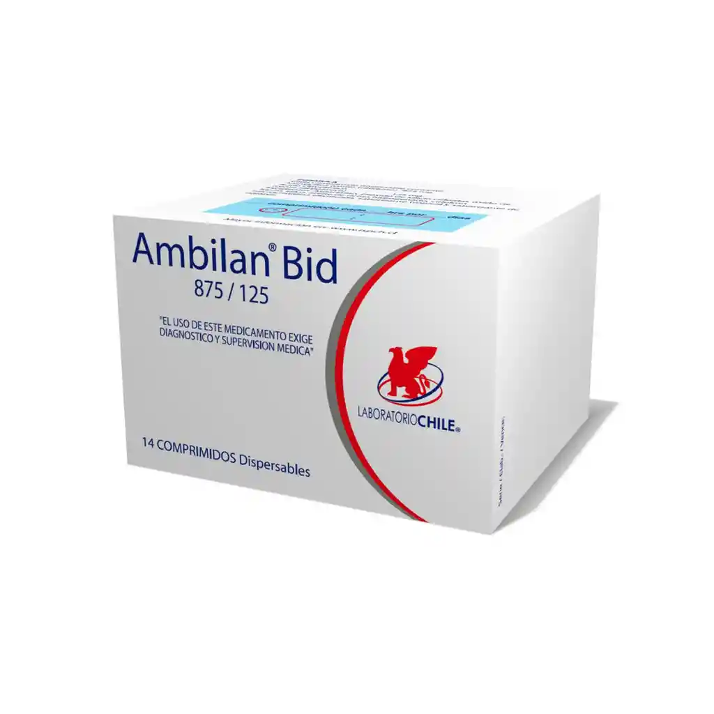 Ambilan Bid 875 mg/125 mg Comprimidos Dispersables