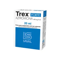 Trex Antibioticos Forte Suspension 400mg/ 5 Ml