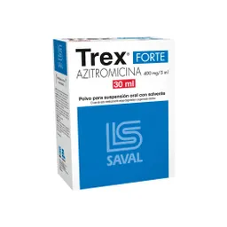 Trex Antibioticos Forte Suspension 400mg/ 5 Ml