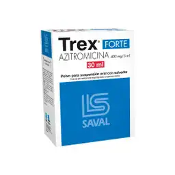 Trex Antibioticos Forte Suspension 400mg/ 5 Ml