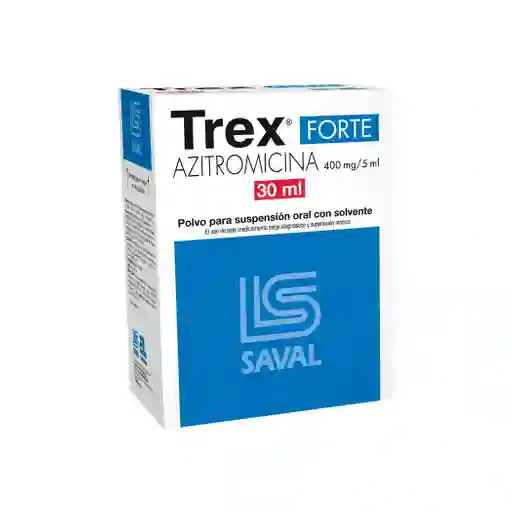 Trex Antibioticos Forte Suspension 400mg/ 5 Ml