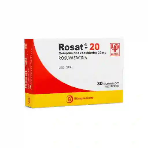 Rosat-20 Rosuvastatina Comprimidos Recubiertos (20 mg)