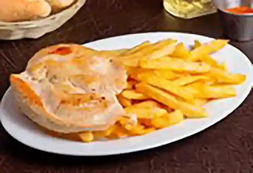 Pollo con Papas Fritas