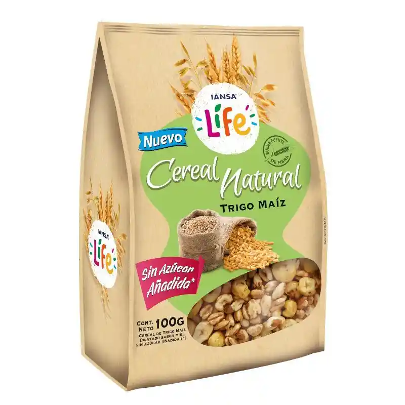 Iansa Life Cereal Trigo Maiz Sin Azucar Anadida