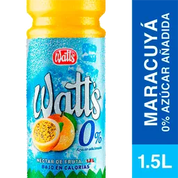 Watts Néctar de Maracuyá 0% Azúcar