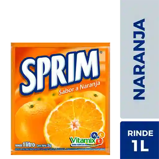 Sprim Jugo En Polvo Naranja