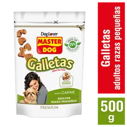 Galletas Master Dogsabor A Carne Premium Para Perros Adultos De Razas Pequenas
