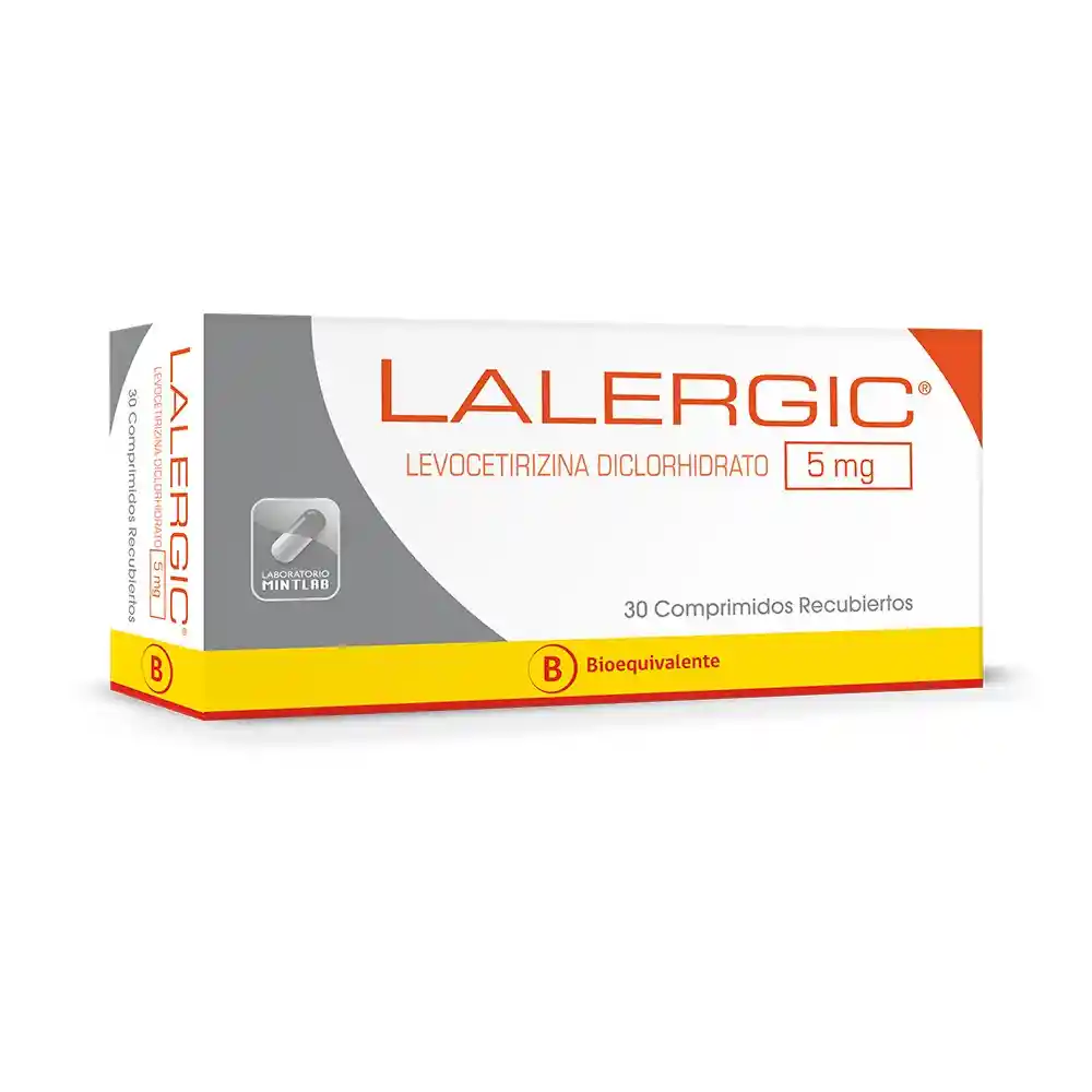 Lalergic Levocetiricina 5 Mg